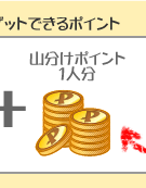 山分けポイント1人分