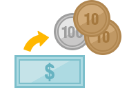 1ドル120円で売る