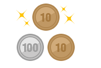 手元には120円 10円の利益