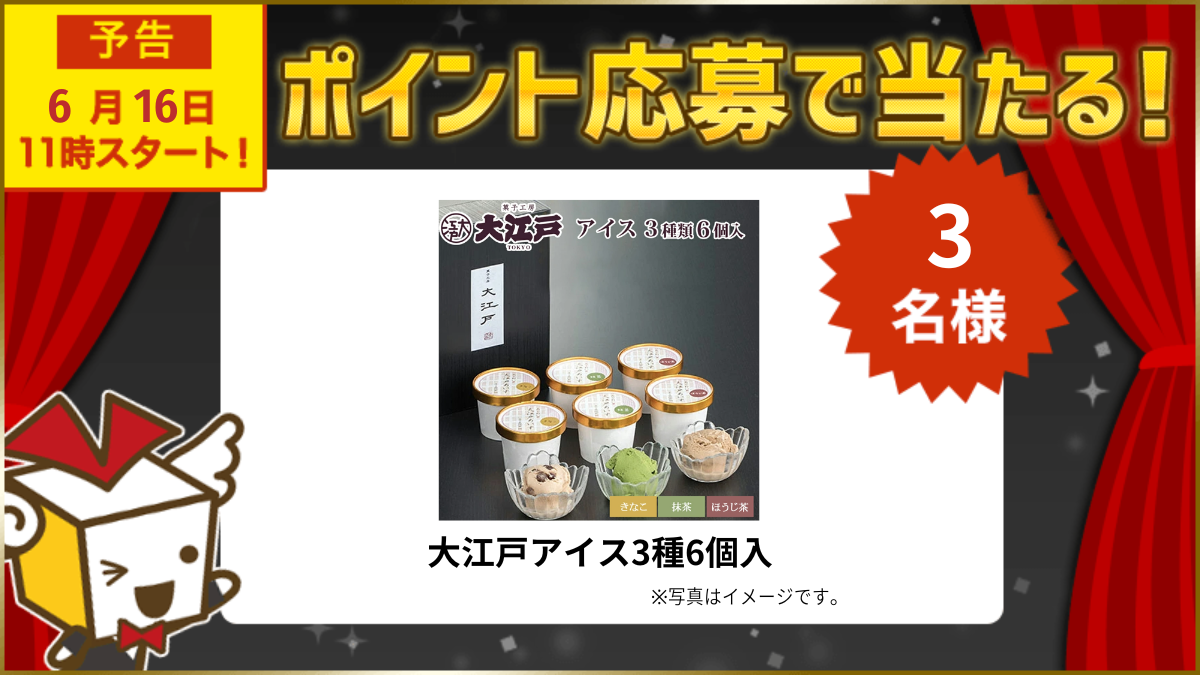 大江戸アイス3種6個入