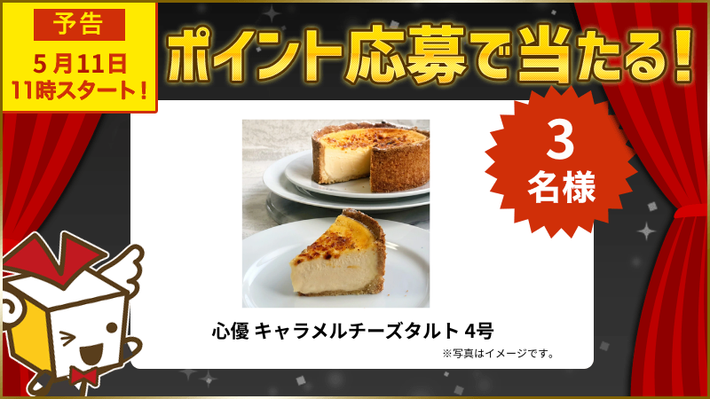 心優 キャラメルチーズタルト 4号