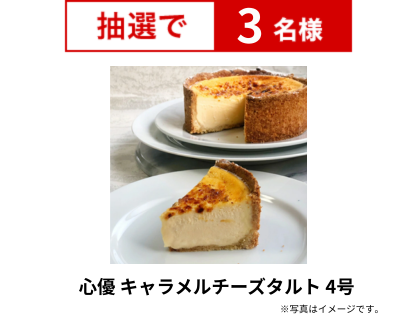 心優 キャラメルチーズタルト 4号