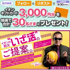 イオンギフトカード3,000円分