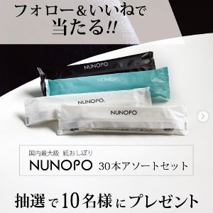 超大判おしぼりNUNOPO