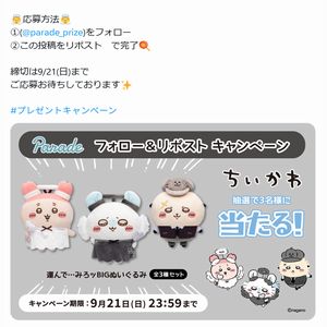 ちいかわ 運んで…みろッBIGぬいぐるみ - 無料懸賞 プレゼント