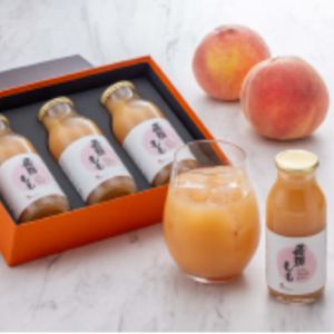 【数量限定】飛騨桃100％ストレートジュース