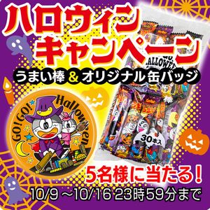 ハロウィングッズ＆うまい棒