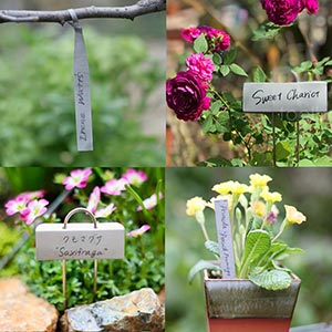 庭道具屋 toolboxのプランツラベルセット