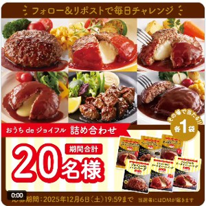 ジョイフルのハンバーグ＆ステーキ詰め合わせ