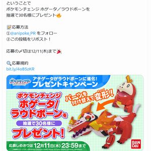 ポケモンチェンジ ホゲータ／ラウドボーン