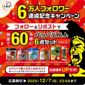バリバリ職人6点セット