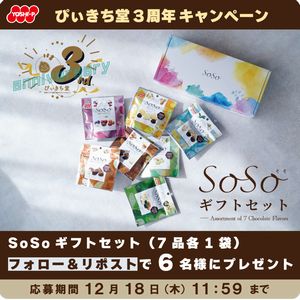SoSoギフトセット（7品各1袋）