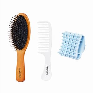 つやつや天然毛のミックスブラシ