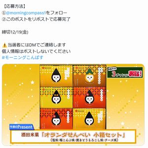 酒田米菓「オランダせんべい 小箱セット」