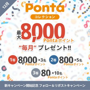 Pontaポイント8,000円分 他