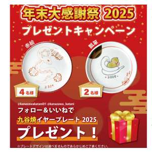 九谷焼イヤープレート