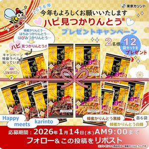 蜂蜜かりんとう黒蜂+蜂蜜かりんとう白蜂