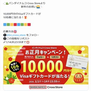 Visaギフトカード10,000円分