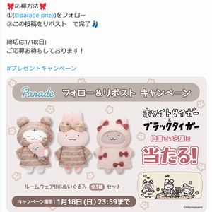 ルームウェアBIGぬいぐるみ（全3種）