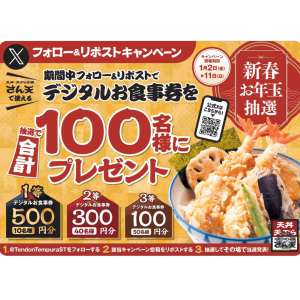 さん天デジタルお食事券500円分　他
