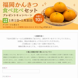 旬の福岡かんきつ3種類詰め合わせ