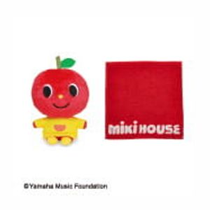 ぬいぐるみとミキハウスミニタオル