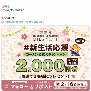 コーナン商品券2,000円分