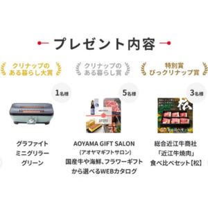 賞品画像：グラファイトミニグリラーグリーン　他