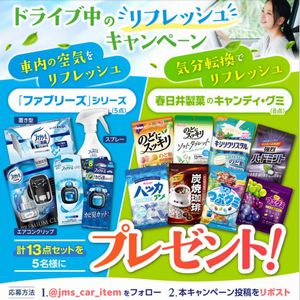 賞品画像：ファブリーズ&キャンディ・グミ 13点セット