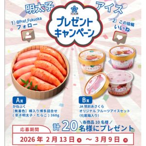 かねふく 明太子・たらこ＆フルーティアイスセット