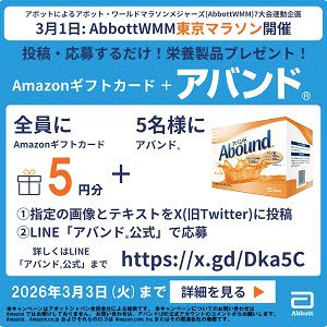 賞品画像：Amazonギフト・栄養製品アバンド
