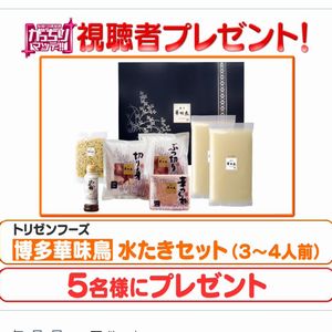 博多華味鳥の水たきセット（3～4人)