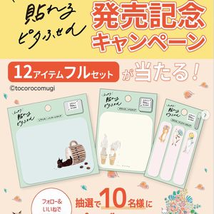 しっかり貼れるピタふせん 12アイテム