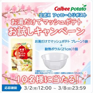 お湯だけでマッシュポテト+耐熱ボウル