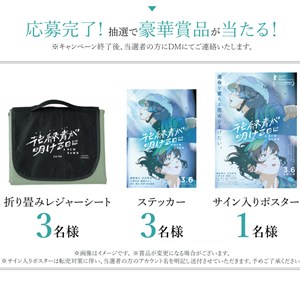 映画『花緑青が明ける日に』サイン入りポスター 他