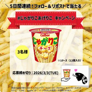 賞品画像：じゃがりこ チーズ 1ケース