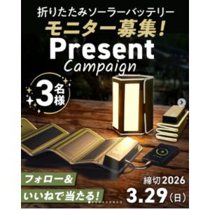 防災や、アウトドアに！折りたたみソーラーバッテリー モニター