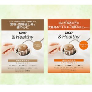 UCC ＆Healthy ワンドリップコーヒー2種セット
