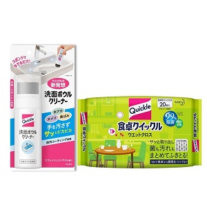 クイックル洗面ボウルクリーナーなど2品