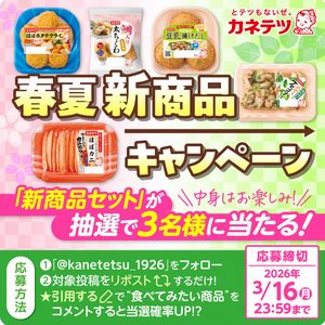 カネテツ春夏新商品セット