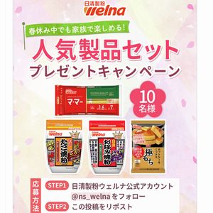 日清製粉ウェルナ 人気製品セット