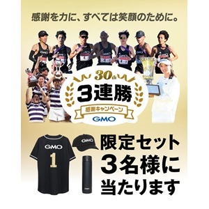 GMOインターネットグループ30周年 3連勝・感謝セット