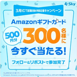 Amazonギフトカード500円分
