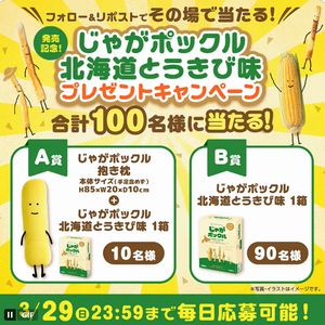 じゃがポックル 北海道とうきび味　他