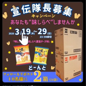 味しらべ、味しらべ濃旨チーズ味　各1箱