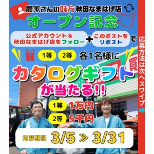 賞品画像：カタログギフト1万円分 他