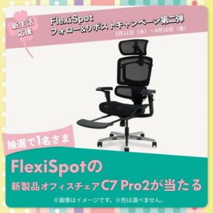 FlexiSpot オフィスチェアC7Pro2