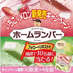 ホームランバー いちご＆メロン