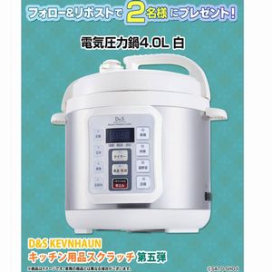 電気圧力鍋4.0L 白