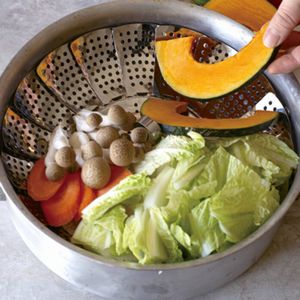 貝印「ステンレスフリーサイズ蒸し器」